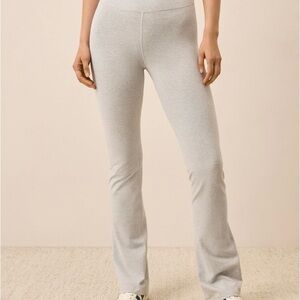 Women's Pact White Heather Flare Leggings